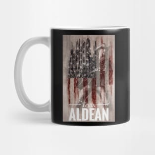 Team Aldean Vertical American Flag Mug